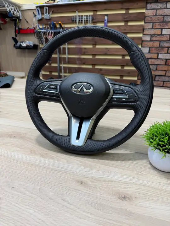Перетяжка руля Infiniti QX50 — после
